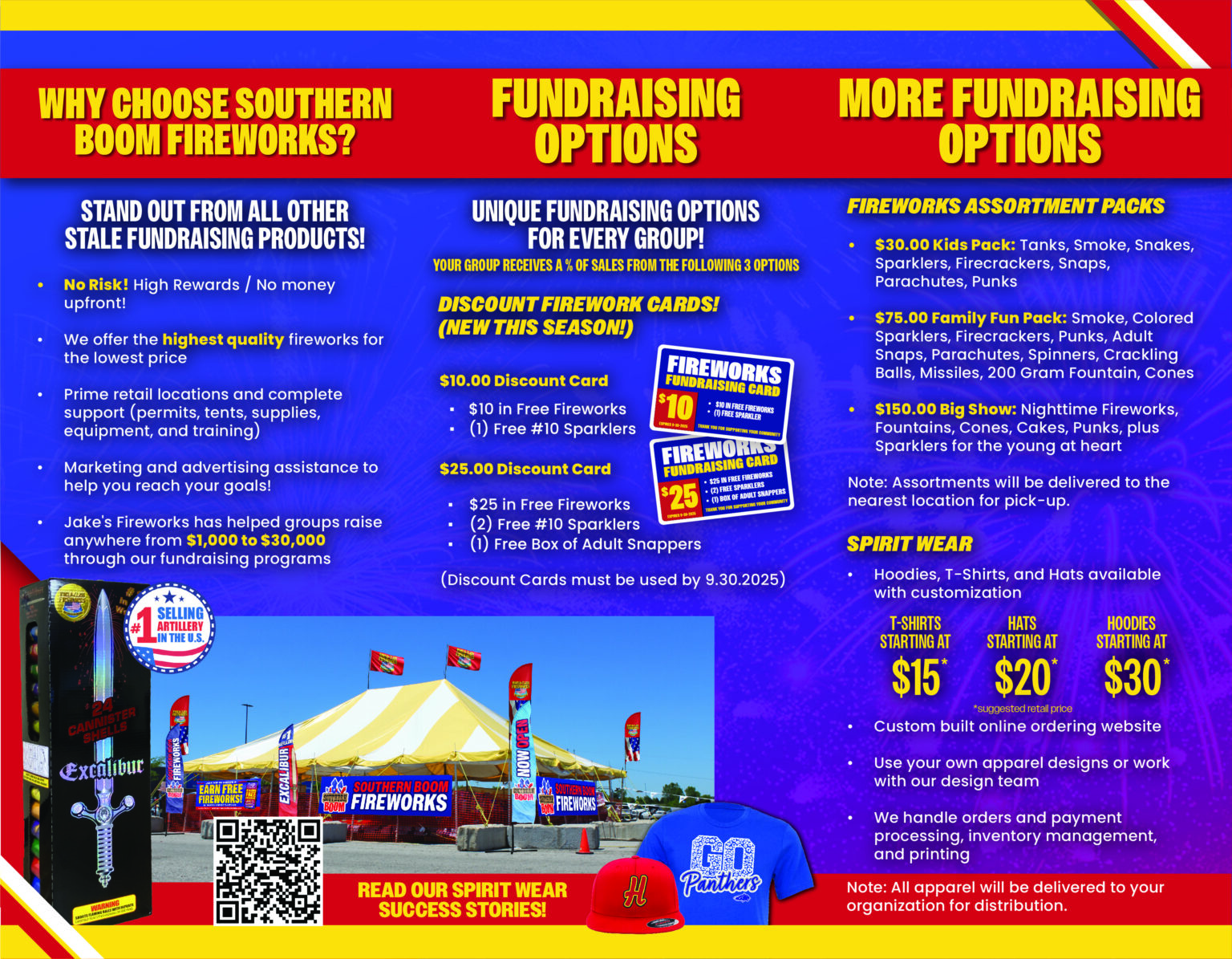 fundraising with fireworks